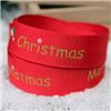 Order  Go Grosgrain - 15mm Merry Christmas Hat Red/Gold